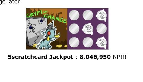 scratch cards neopets|Scratchcards : r/neopets .